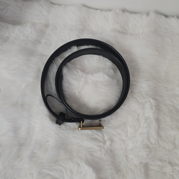 Pinko Black Leather Belt main image 4